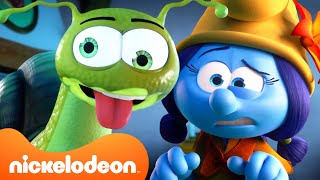 the smurfs discover a were snail nicktoons