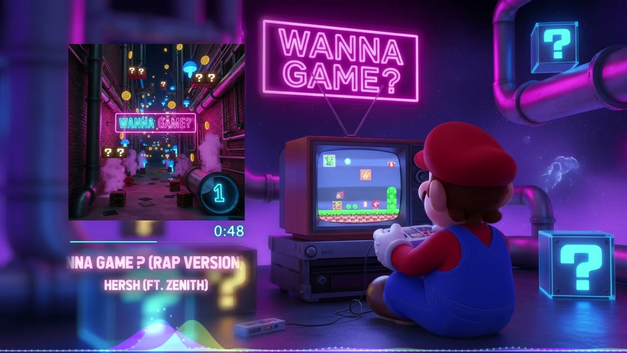 YouTubeでHersh - Wanna game ? (Ft. Zenith) | Official Visualizerを視聴