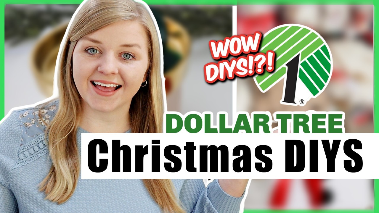 Рождественские поделки из долларовой елки, которые вам НУЖНО сделать прямо сейчас