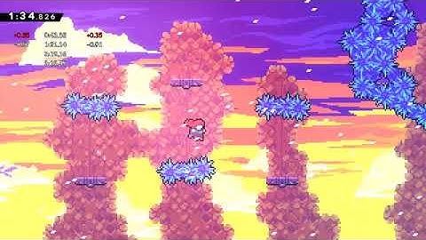 Celeste "Golden Ridge - B-Side" speedrun in 3:09.499