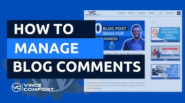 How to Manage Blog Comments