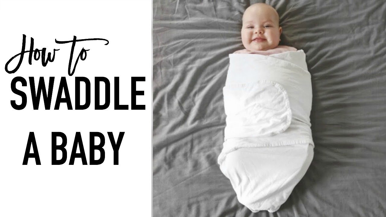 How to swaddle a baby BABY SLEEP TIPS YouTube