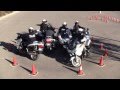 Albuquerque Police Department APD Motors Traffic Unit Training Day Keyhole Maneuver