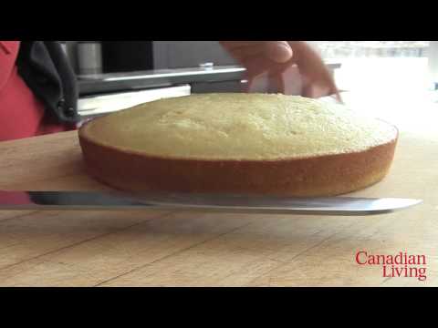 How to slice cake layers
