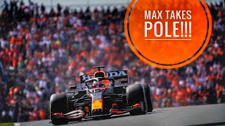 Max Verstappen Takes Pole Full Saturday Video Zandvoort 04-09-2021
