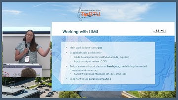 FOSS4GE 2024 | LUMI supercomputer for spatial data analysis, especially deep learning