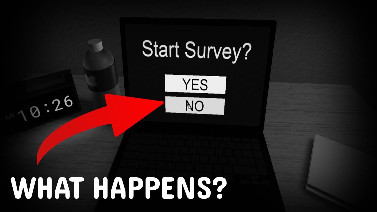 The Survey Roblox - How to Get Good Ending 
