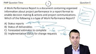PMP Practice Questions | Session 9 | Five more questions to start your day