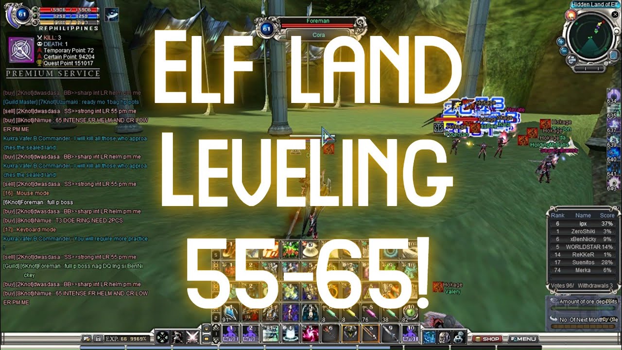 Прокачка Эльфийской Земли 55-65! RF Online Philippines - Xtian Jovic (Devii)