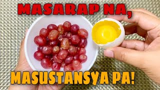 PAGSAMAHIN ANG LEFT OVER GRAPES AT ITLOG AND YOU WILL BE AMAZED WITH THE RESULT! by Mommy Rein screenshot 4