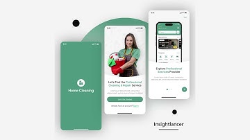 Home Cleaning App | House Service Mobile App Figma UI Kit | UI UX Design Resources | Figma Design