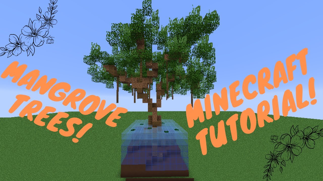 How to build Mangrove trees in Minecraft! Tutorial - YouTube