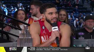 Jayson Tatum on being the MVP, Postgame Interview | 2023 NBA All-Star Game