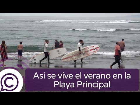 Cómo se vive el verano en la Playa Principal de Pichilemu