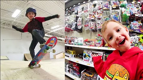 FATHER SON SKATE & TOY ADVENTURE TIME!