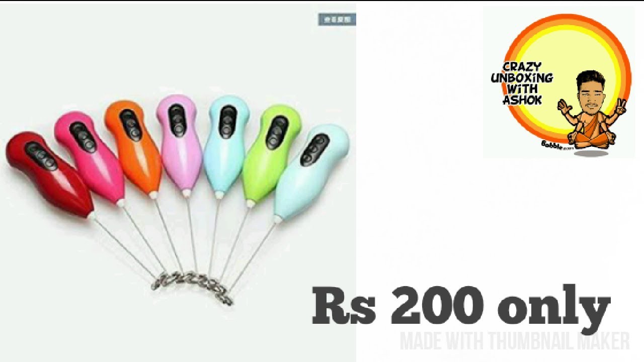 Mini hand blender unboxing review //