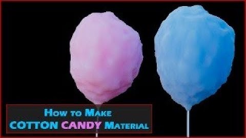 Making Cotton Candy Materials in Arnold Maya - The Material File Is Provided in Description
