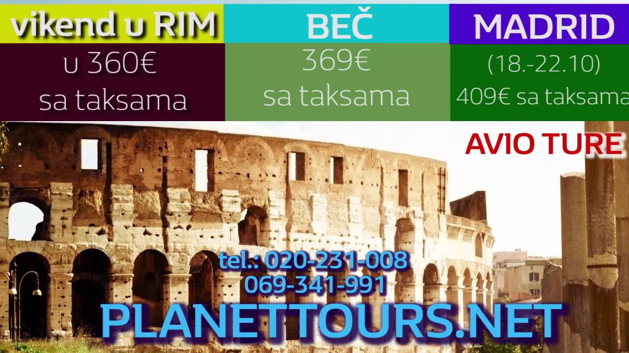 planet tours podgorica putovanja