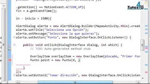 Colocar y Mostrar un punto en Mapa. Tutorial. 108 en Español. Desarrollo de Aplicaciones Android.