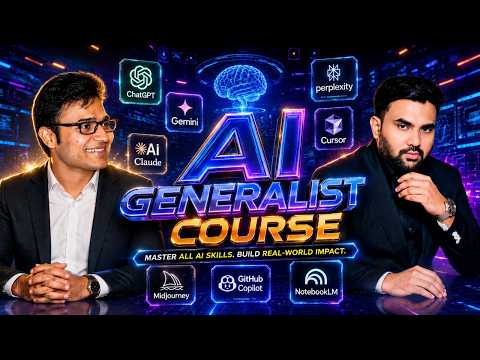 AI Generalist Course | Prof. Ravindrababu Ravula