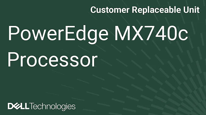 Dell  PowerEdge MX740c and MX840c: Remove/Install Processor and Heatsink Module