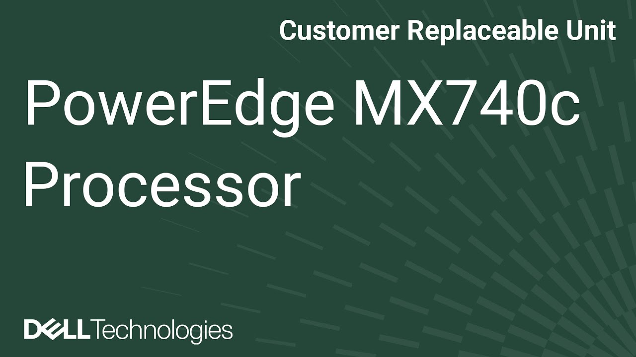 Dell  PowerEdge MX740c and MX840c: Remove/Install Processor and Heatsink Module