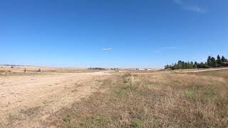 Piper Super Cub Comes Back For A Visit To The Calhan Colorado Airport On A Beautiful Saturday.
