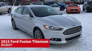 2015 Ford Fusion Titanium | General Features Quick Tour | Edmonton