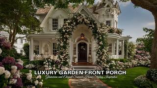 Luxury Garden Front Porch Decor Ideas 2026 | Glamorous and Elegant Summer Home Styling Inspiration