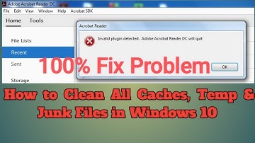 how to Fix invalid plugin detected adobe acrobat reader will quit in windows 10,11l 100% fix problem