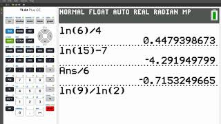 MAC1105 - 6.6 Logarithmic & Exponential Equations