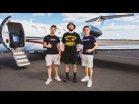 TAKING RANDOM FANS ON A JET