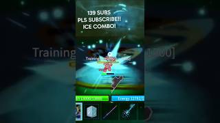 ICE COMBO!!🧊🥶 | bloxfruits #shorts #roblox #bloxfruits