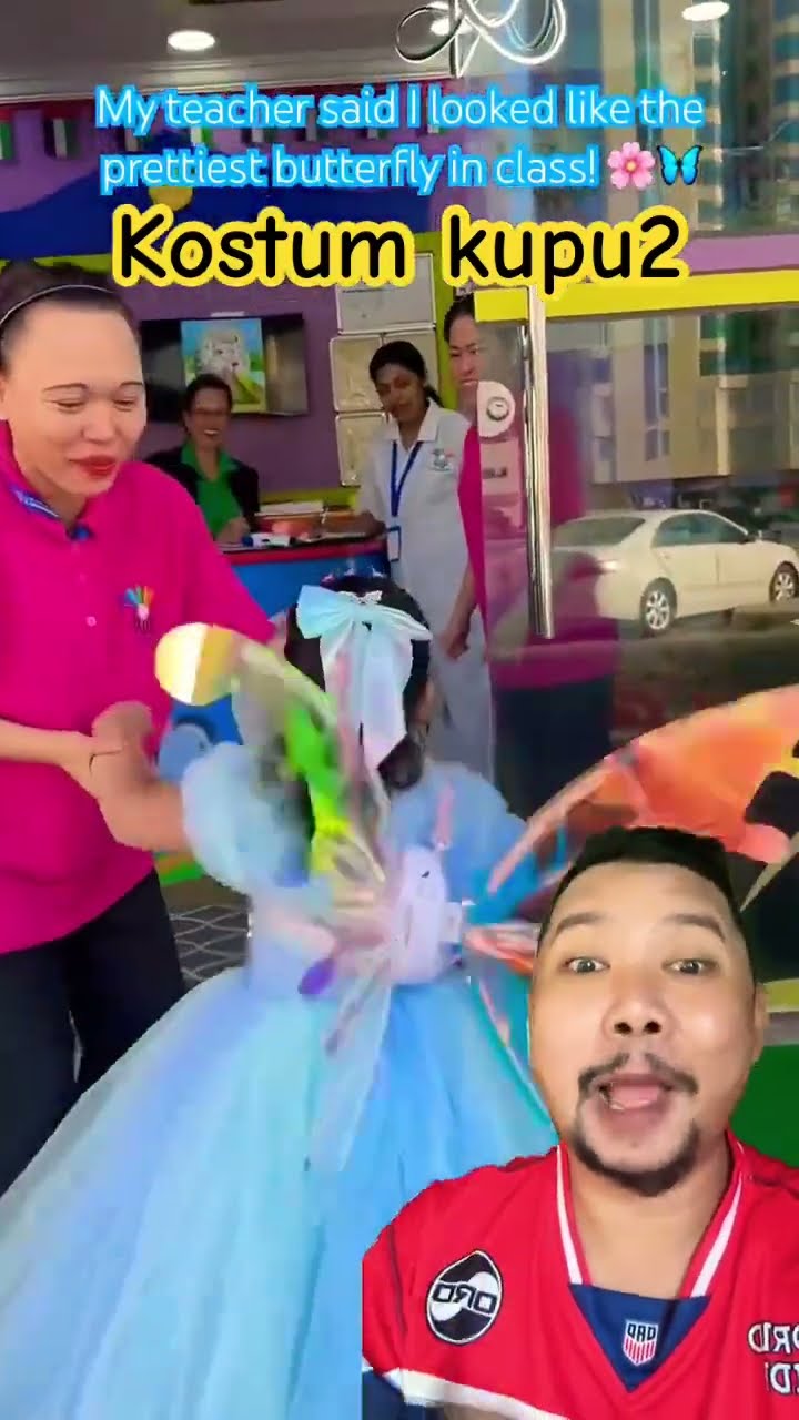 KOSTUM KUPU2 yang Sangat Cantik!!????#shortsfeed #halloween #short #shortvideo