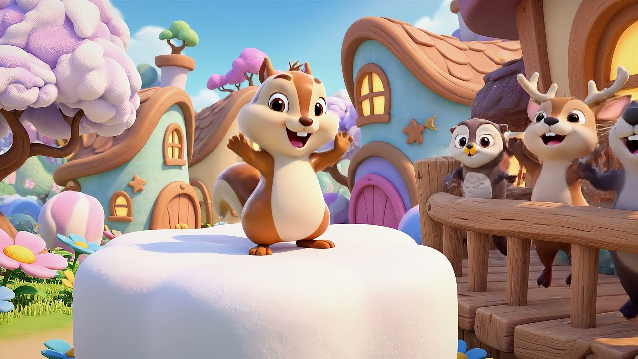 Fall Guys Jelly Runner Spun on the Wobbly Platform | Nursery Rhymes for Kids & Baby Songs