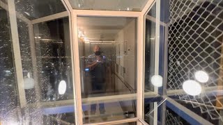 Scenic 1989 Bauer Kone Mod. Traction Elevators First Hotel Jönköping, Jönköping, Sweden.