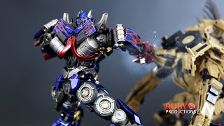 Optimus Prime Vs Bonecrusher Stop Motion