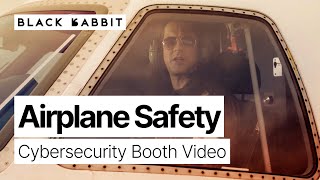 Full @trendaisecurity  x Airplane Cybersecurity Booth Promo Video | #B2B #videomarketingagency | Black Rabbit News