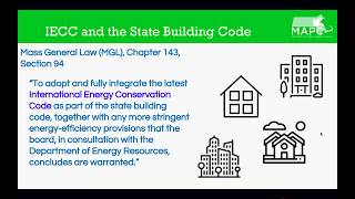 Better Building Codes Webinar - MCAN and Sierra Club (1/16)