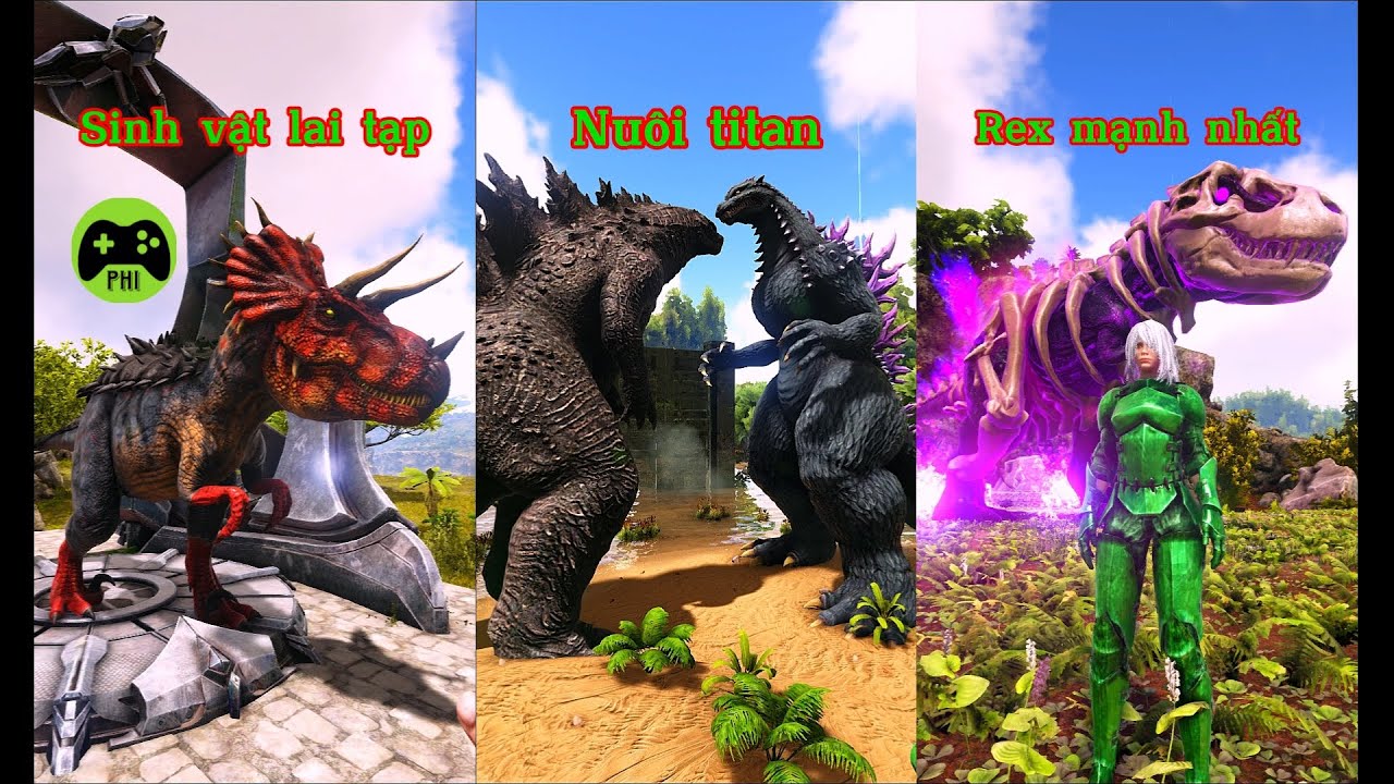 Những pha chơi dại trong ark 2025.