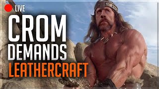 🔴LIVE - Leathercraft - LEATHER CARVING