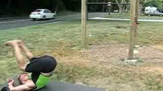 Steve Maxwell Deck Squats w/ weight vest