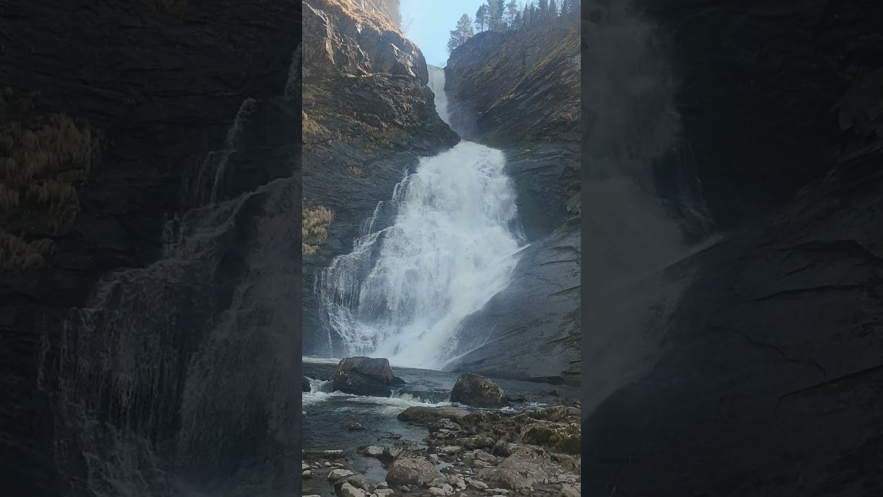 Huldefossen waterfalls | 