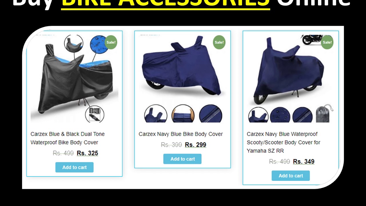Buy BIKE ACCESSORIES Online YouTube