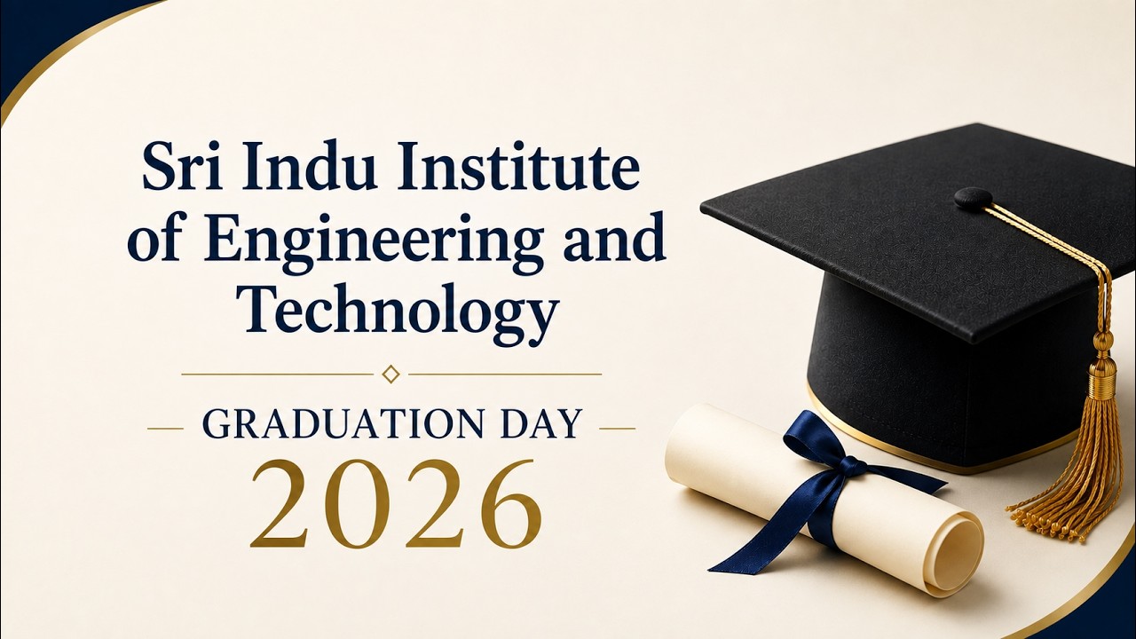 Sri Indu Institute of Engineering and Technology Graduation day 2026 | Live Stream