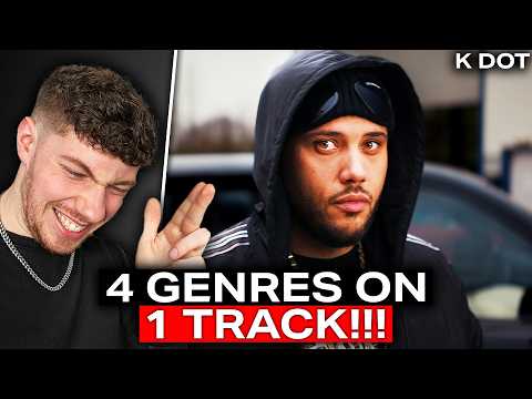 4 GENRES IN 1 SONG │ K Dot - Mr Do It All (REACTION) │ Bassline x Grime x DnB x Hip Hop