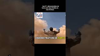 Iran : démonstration de force avec des missiles en mer d’Oman