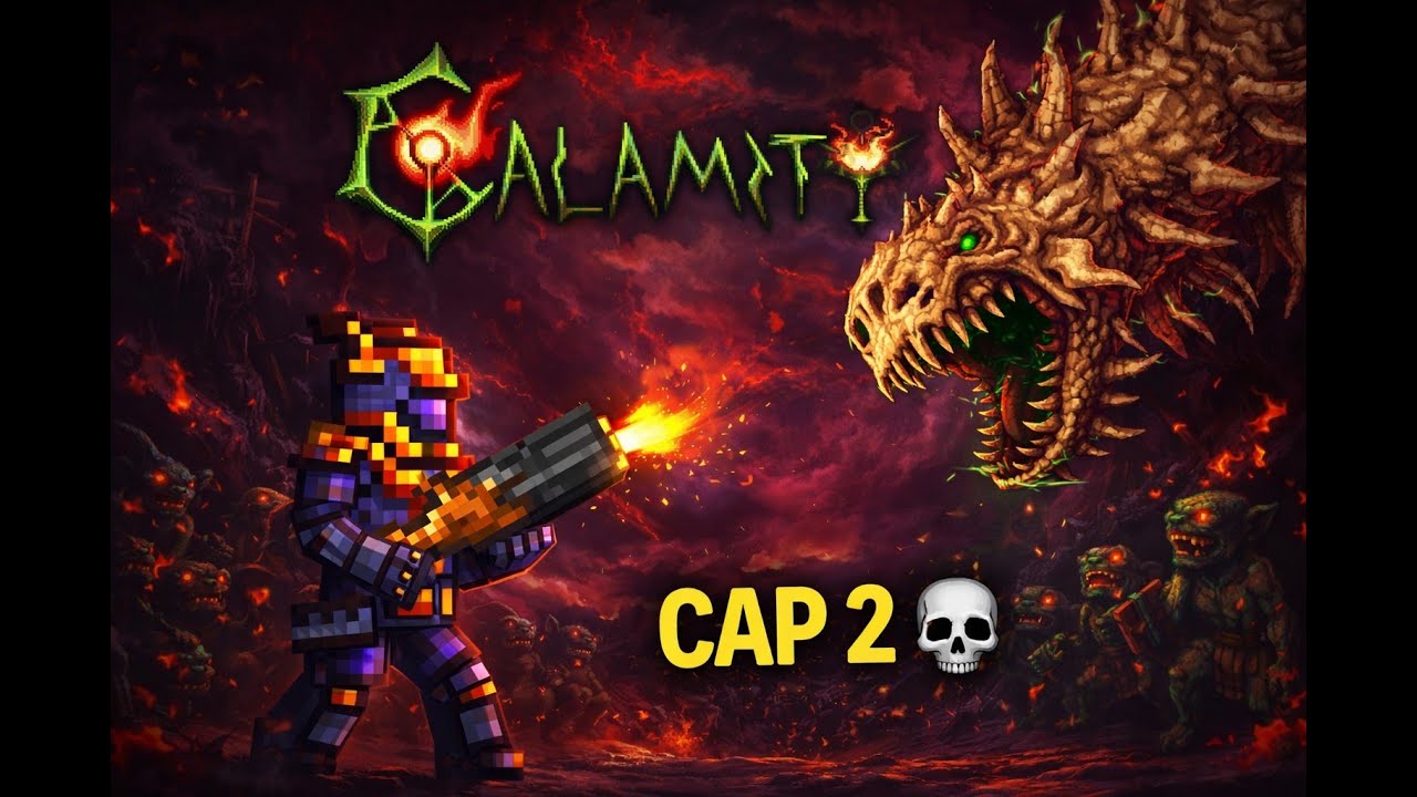PELEAS CONTRA BOSSES Y INVASIÓN GOBLIN ⚔️ | TERRARIA CALAMITY MOD — CAPÍTULO 2