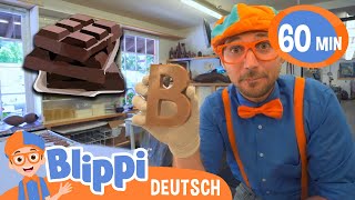 Blippi besucht eine Schokoladenfabrik | Blippi Deutsch | Abenteuer und Videos für Kinder
