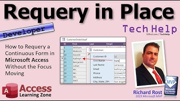 Requery in Place: How to Requery a Continuous Form in Microsoft Access Without the Focus Moving